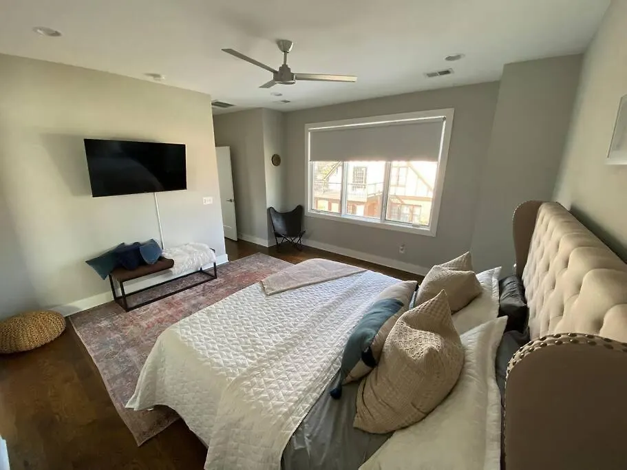 Modern Luxury Rooftop Deck, 3 Mi To Downtown Nashville 0*,